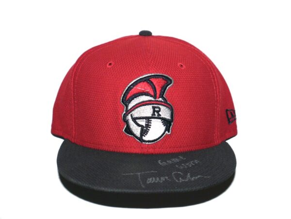 Tanner Gordon Game Worn & Signed Official Rome Braves New Era 59FIFTY Hat