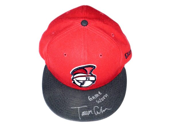 Tanner Gordon Game Worn & Signed Official Rome Braves New Era 59FIFTY Hat