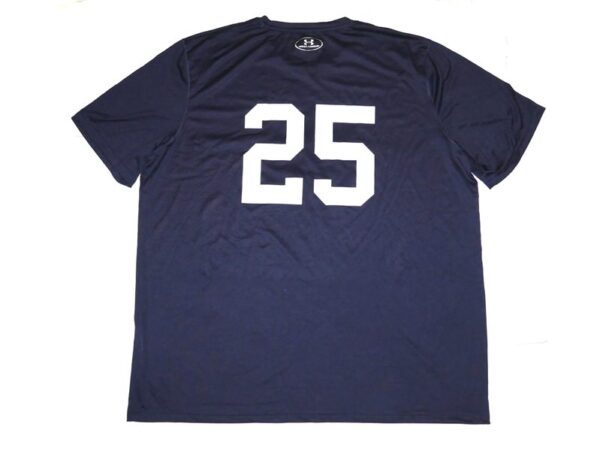 Tanner Gordon Player Issued & Signed Official Atlanta Braves #25 Under Armour XL Shirt