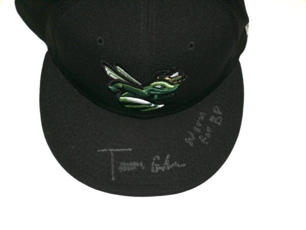 Tanner Gordon Team Issued & Signed Official Augusta GreenJackets New Era 59FIFTY Hat - Worn for Batting Practice!