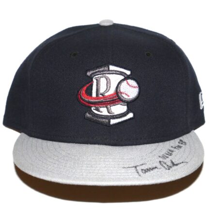 Tanner Gordon Team Issued & Signed Official Rome Braves New Era 59FIFTY Fitted Hat - Worn for Batting Practice!