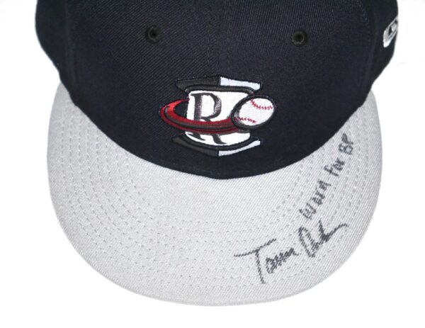 Tanner Gordon Team Issued & Signed Official Rome Braves New Era 59FIFTY Fitted Hat - Worn for Batting Practice!