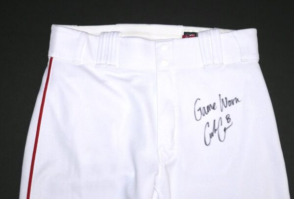 Coleman Crow 2023 Los Angeles Angels Game Worn & Signed "CROW 67" Nike MLB Pants