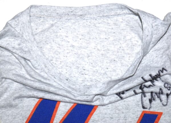 Coleman Crow 2023 Practice Worn & Signed LFGM! Official New York Mets Strength and Conditioning Shirt