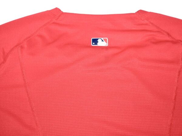 Coleman Crow Game Worn & Signed Official Los Angeles Angels Nike Dri-Fit Shirt