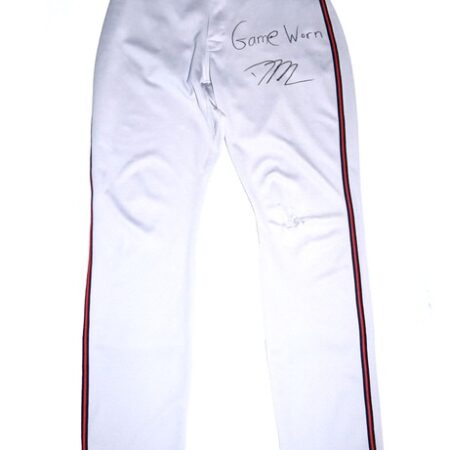 David McCabe 2023 Game Worn & Signed Official Rome Braves Nike Pants