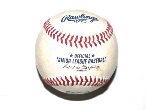 Drake Baldwin Rome Braves Signed Game Used Official Minor League Baseball - Atlanta Braves Top Catching Prospect!