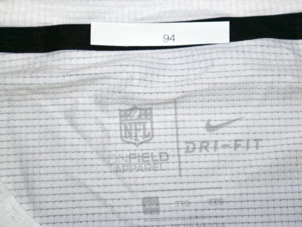 Henry Anderson Practice Worn & Signed Official Carolina Panthers #94 Long Sleeve On-Field Nike Dri-Fit Shirt