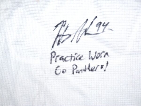 Henry Anderson Practice Worn & Signed Official Carolina Panthers #94 On-Field Nike Dri-Fit Shirt