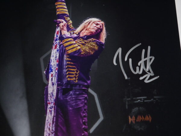 Joe Elliott Def Leppard Autographed Signed 8 x 10 Photo - JSA Witnessed