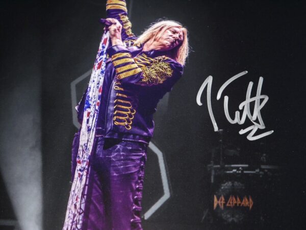 Joe Elliott Def Leppard Autographed Signed 8 x 10 Photo - JSA Witnessed