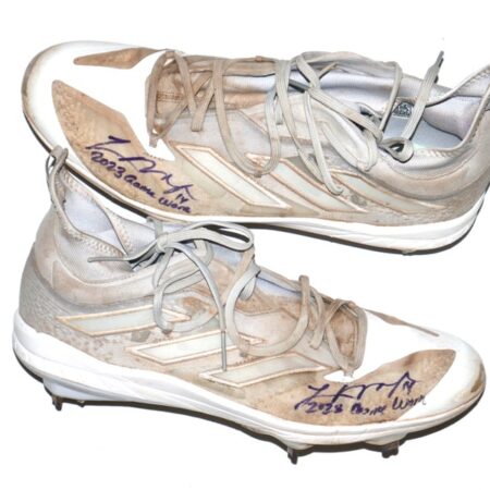 Logan O’Hoppe 2023 Los Angeles Angels #14 Game Worn & Signed Adidas Adizero Cleats