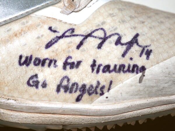 Logan O’Hoppe 2023 Los Angeles Angels #14 Training Worn & Signed Adidas Adizero Turf Shoes