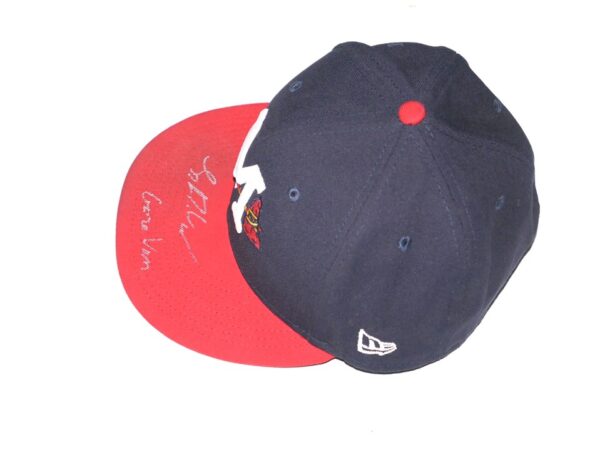 Luke Waddell 2023 Game Worn & Signed Official Mississippi Braves Home New Era 59FIFTY Hat