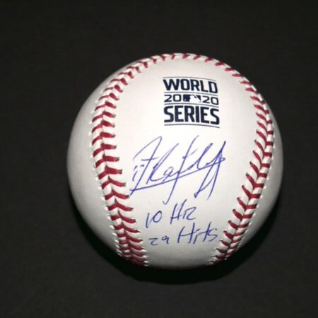 Randy Arozarena Signed Official Rawlings 2020 World Series Baseball with 10 HR & 29 Hits Inscriptions - JSA Witnessed