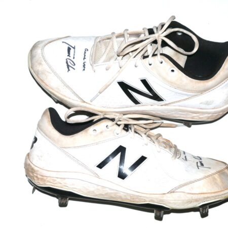 Tanner Gordon Mississippi Braves Game Worn & Signed New Balance Baseball Cleats