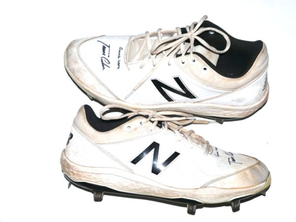 Tanner Gordon Mississippi Braves Game Worn & Signed New Balance Baseball Cleats