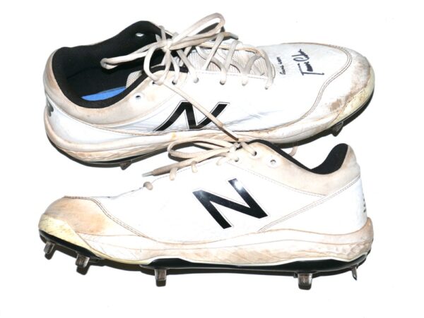 Tanner Gordon Mississippi Braves Game Worn & Signed New Balance Baseball Cleats