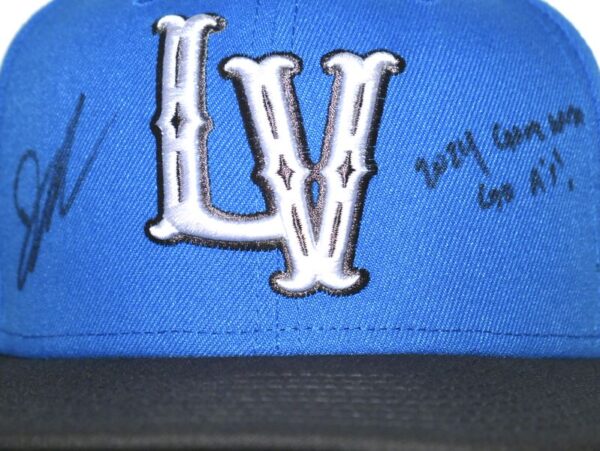 Drew Lugbauer 2024 Game Worn & Signed Official Las Vegas Aviators #17 New Era Copa De La Diversion 59FIFTY Fitted Hat