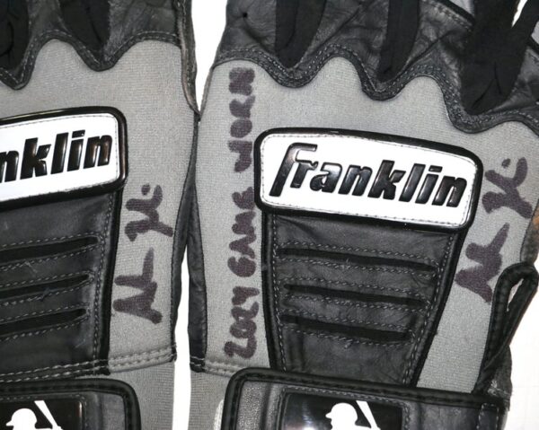 Adam Zebrowski 2024 Rome Emperors Game Worn & Signed Franklin Batting Gloves