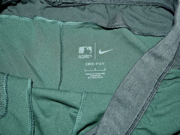 Armando Alvarez 2024 Practice Worn & Signed Official Oakland Athletics Nike Dri-Fit Shorts