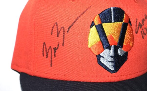 Blake Beers 2024 Game Used & Signed Official Orange Las Vegas Aviators Alternate New Era 59FIFTY Hat