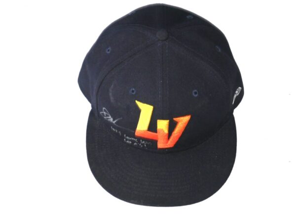 Drew Lugbauer 2024 Game Worn & Signed Official Las Vegas Aviators #17 Alternate New Era 59FIFTY Hat