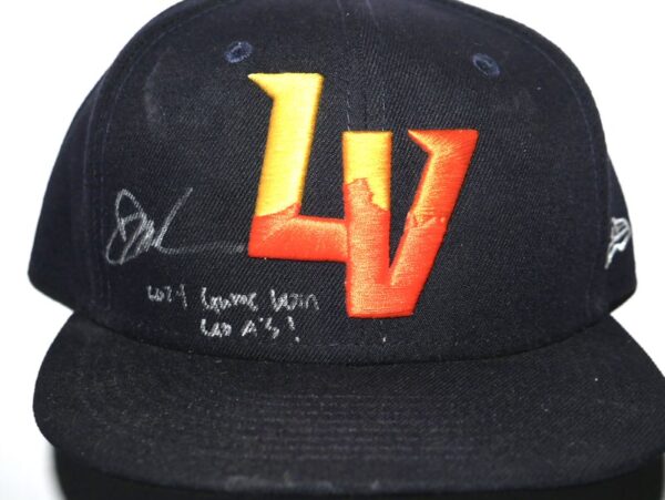 Drew Lugbauer 2024 Game Worn & Signed Official Las Vegas Aviators #17 Alternate New Era 59FIFTY Hat