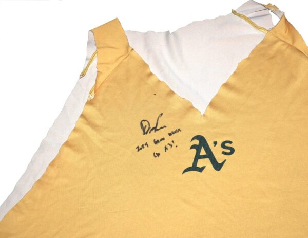 Drew Lugbauer 2024 Game Worn & Signed Official Oakland Athletics Cut-Off Shirt