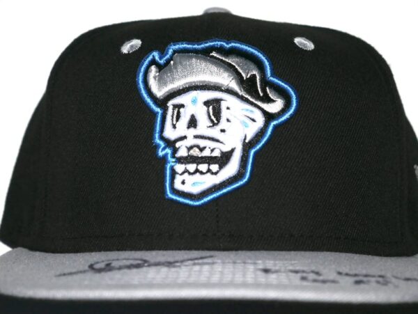 Drew Lugbauer 2024 Game Worn & Signed Reyes de Plata de Las Vegas #17 New Era Copa De La Diversion 59FIFTY Fitted Hat