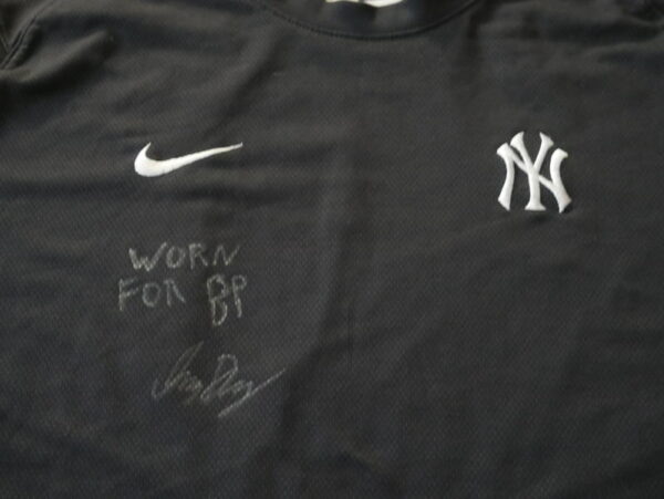 Indigo Diaz 2024 Player Issued & Signed Official New York Yankees INDIGO DIAZ Nike Dri-Fit Shirt