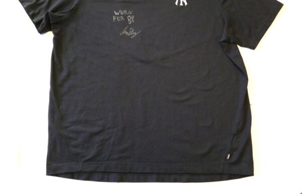 Indigo Diaz 2024 Player Issued & Signed Official New York Yankees INDIGO DIAZ Nike Dri-Fit Shirt