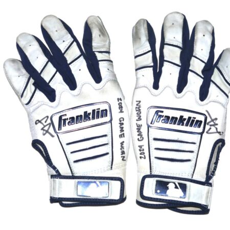 Logan Davidson 2024 Las Vegas Aviators Game Worn & Signed Franklin Batting Gloves