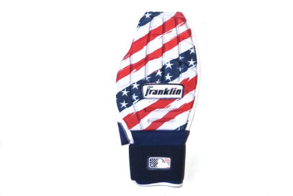 Logan Davidson 2024 Las Vegas Aviators Game Worn & Signed Franklin Sports MLB Stars and Stripes Sliding Mitt