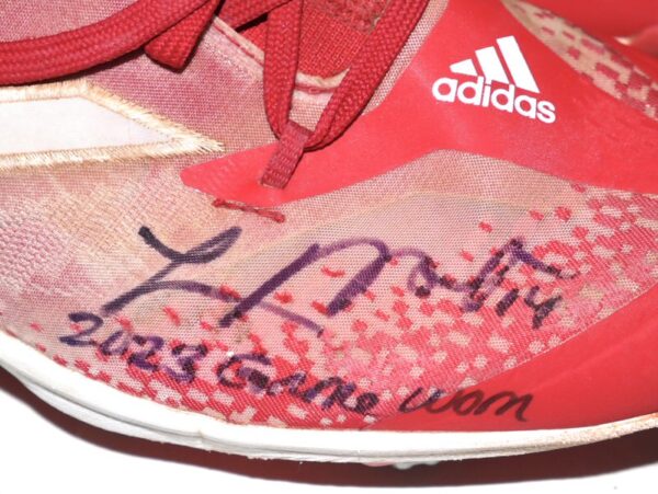 Logan O’Hoppe 2023 Los Angeles Angels #14 Game Worn & Signed Adidas Adizero Cleats