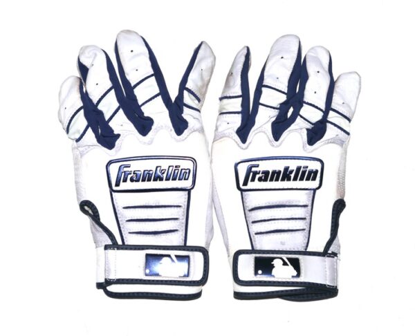 Luke Waddell 2024 Gwinnett Stripers Game Worn & Signed Franklin Batting Gloves