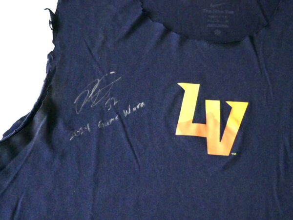 Robert Dugger 2024 Game Worn & Signed Official Las Vegas Aviators Nike Dri-Fit Shirt