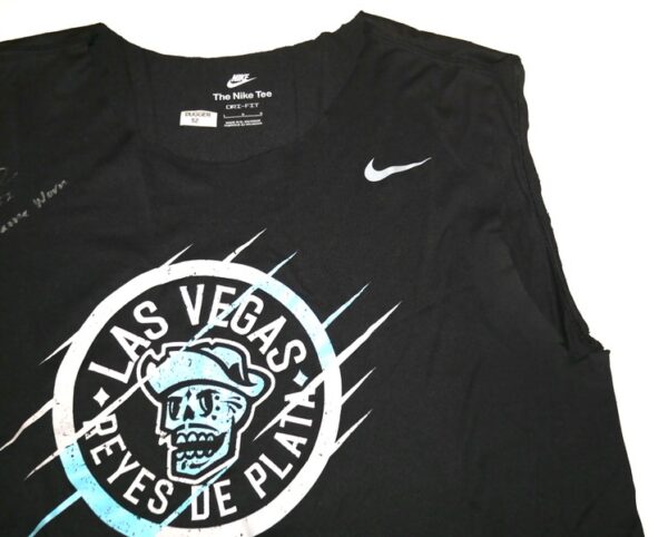 Robert Dugger 2024 Game Worn & Signed Official Reyes de Plata de Las Vegas Copa de la Diversion DUGGER 52 Nike Shirt