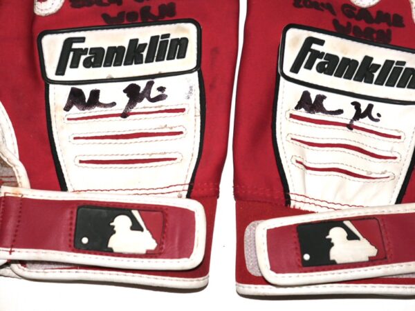 Adam Zebrowski 2024 Rome Emperors Game Worn & Signed Franklin Batting Gloves