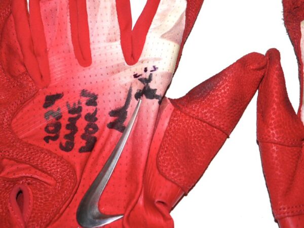 Adam Zebrowski 2024 Rome Emperors Game Worn & Signed Nike Huarache Baseball Gloves