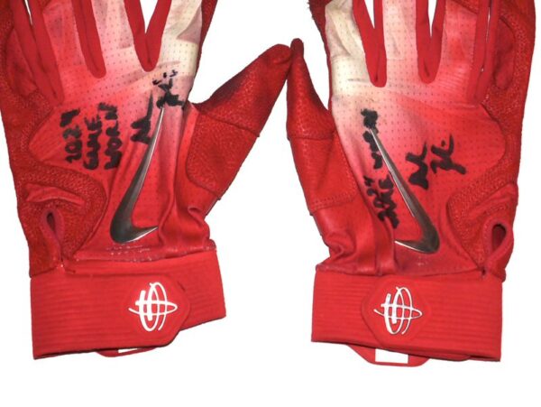 Adam Zebrowski 2024 Rome Emperors Game Worn & Signed Nike Huarache Baseball Gloves