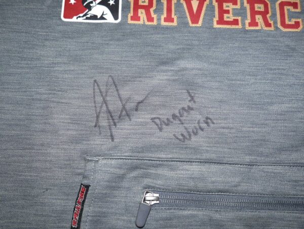 Armando Alvarez 2023 Team Issued & Signed Official Sacramento River Cats Rawlings XL Hooded Sweatshirt