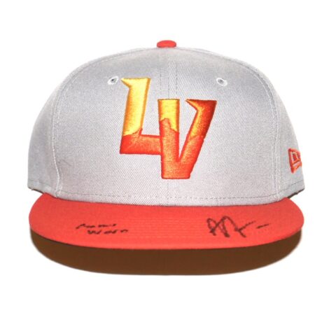 Armando Alvarez 2024 Game Worn & Signed Official Las Vegas Aviators #28 Alternate New Era 59FIFTY Hat