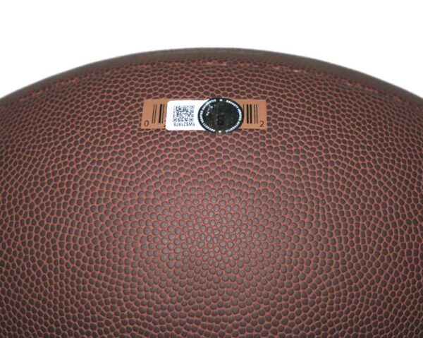 Devin Singletary New York Giants Autographed Signed WILSON NFL Official Size Super Grip Composite Leather Game Football - Beckett Hologram