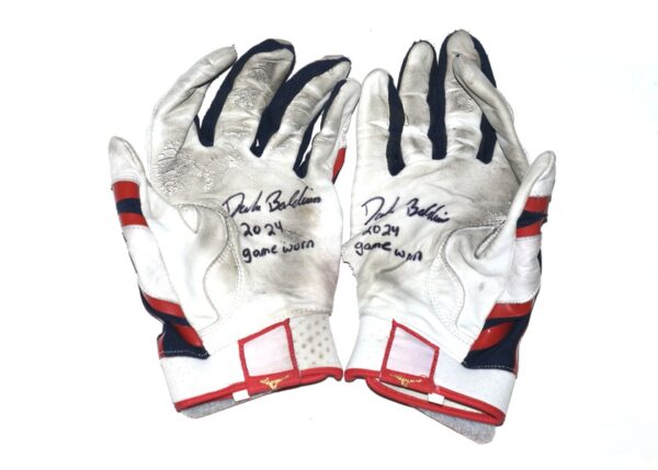 Drake Baldwin 2024 Atlanta Braves Game Worn & Signed Mizuno Batting Gloves – Atlanta Braves Top Catching Prospect!