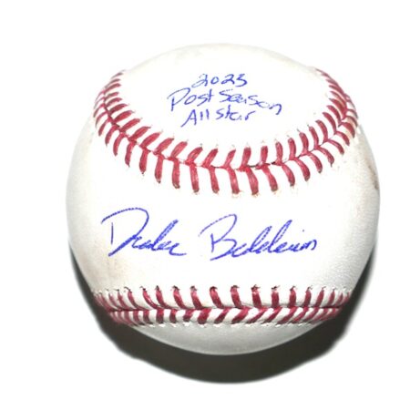 Drake Baldwin Gwinnett Stripers Signed 2023 Post Season All Star Practice Used Rawlings Official Major League Baseball