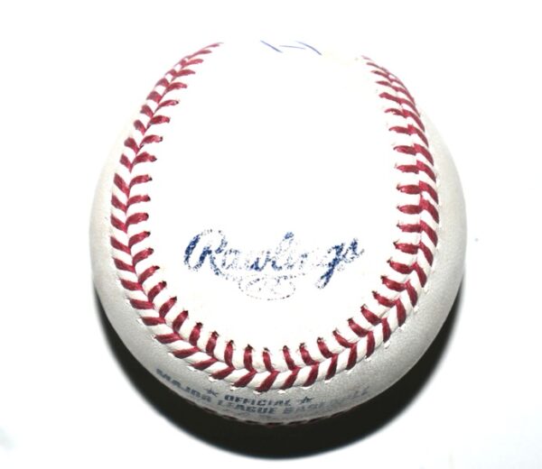 Drake Baldwin Gwinnett Stripers Signed 2023 Post Season All Star Practice Used Rawlings Official Major League Baseball