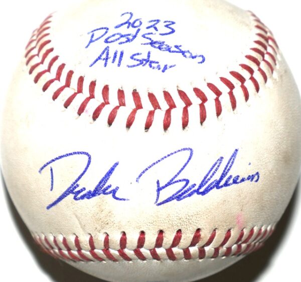 Drake Baldwin Rome Braves Signed 2023 Post Season All Star Game Used Official Minor League Baseball