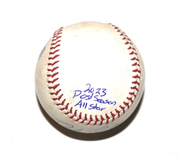 Drake Baldwin Rome Braves Signed 2023 Post Season All Star Game Used Official Minor League Baseball