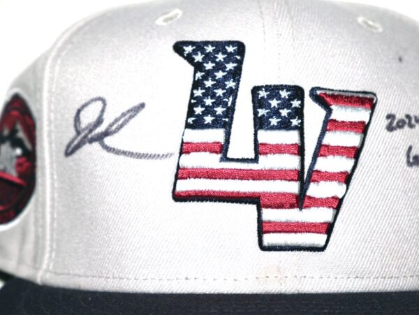 Drew Lugbauer 2024 Game Worn & Signed Official Las Vegas Aviators #17 July 4th New Era 59FIFTY Fitted Hat